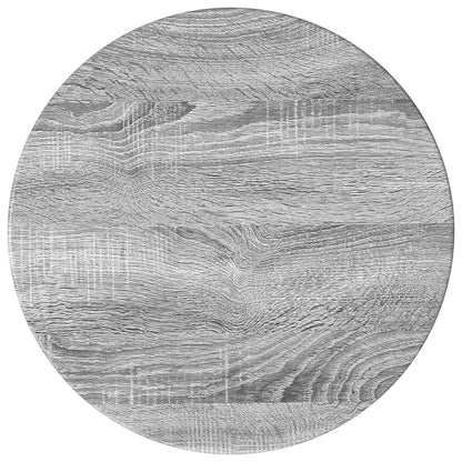 Bijzetkast Grijze Sonoma Ø40 x 50 cm Geconstrueerd hout