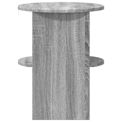 Bijzetkast 2 pcs Grijze Sonoma Ø40 x 50 cm Geconstrueerd hout