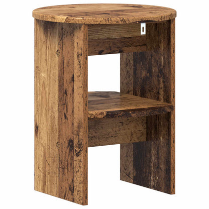 Bijzetkast 2 pcs Oudhout Ø40 x 50 cm Geconstrueerd hout