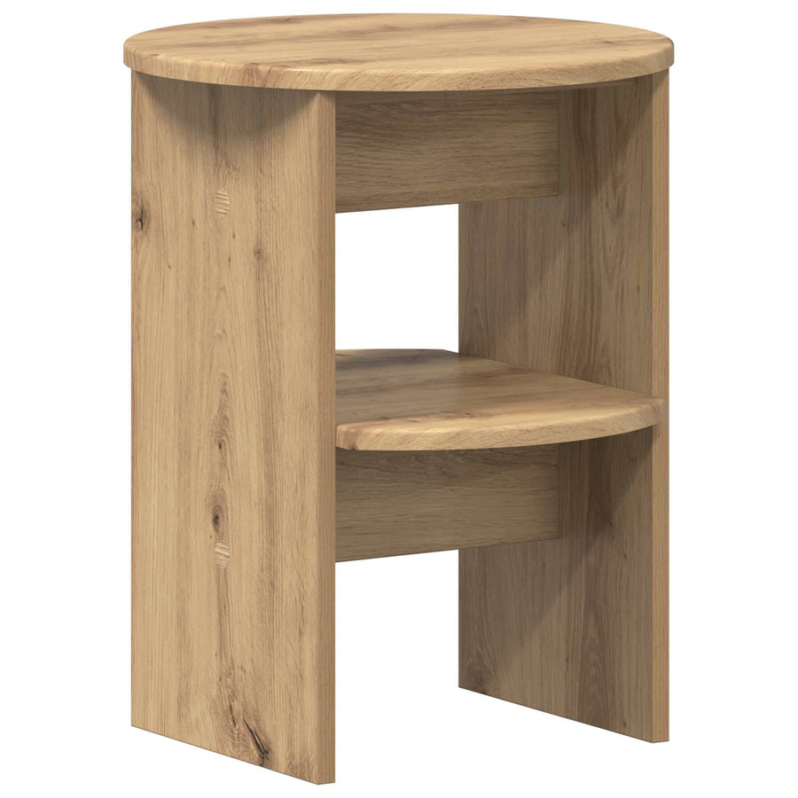 Bijzetkast Artisan Eik Ø40 x 50 cm Geconstrueerd hout
