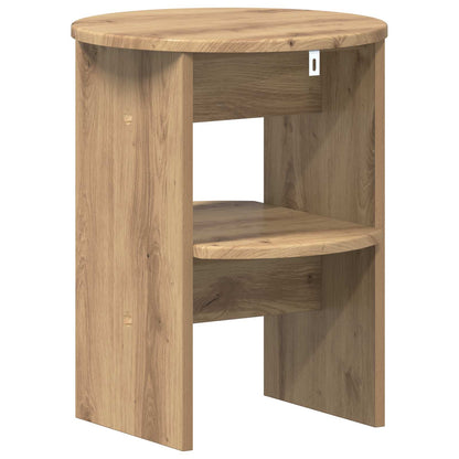 Bijzetkast Artisan Eik Ø40 x 50 cm Geconstrueerd hout