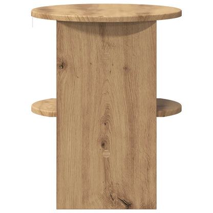 Bijzetkast 2 pcs Artisan Eik Ø40 x 50 cm Geconstrueerd hout