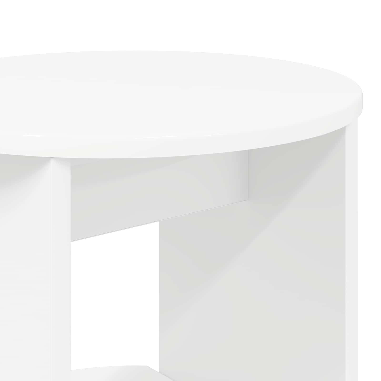 Bijzetkast Wit Geconstrueerd hout