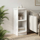 Side Cabinet White Engineered Wood