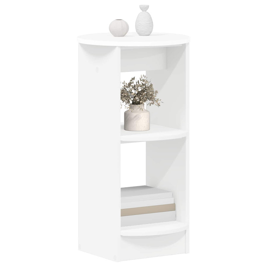 Bijzetkast Wit Geconstrueerd hout