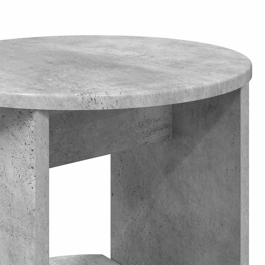 Bijzetkast Beton Grijs Geconstrueerd hout