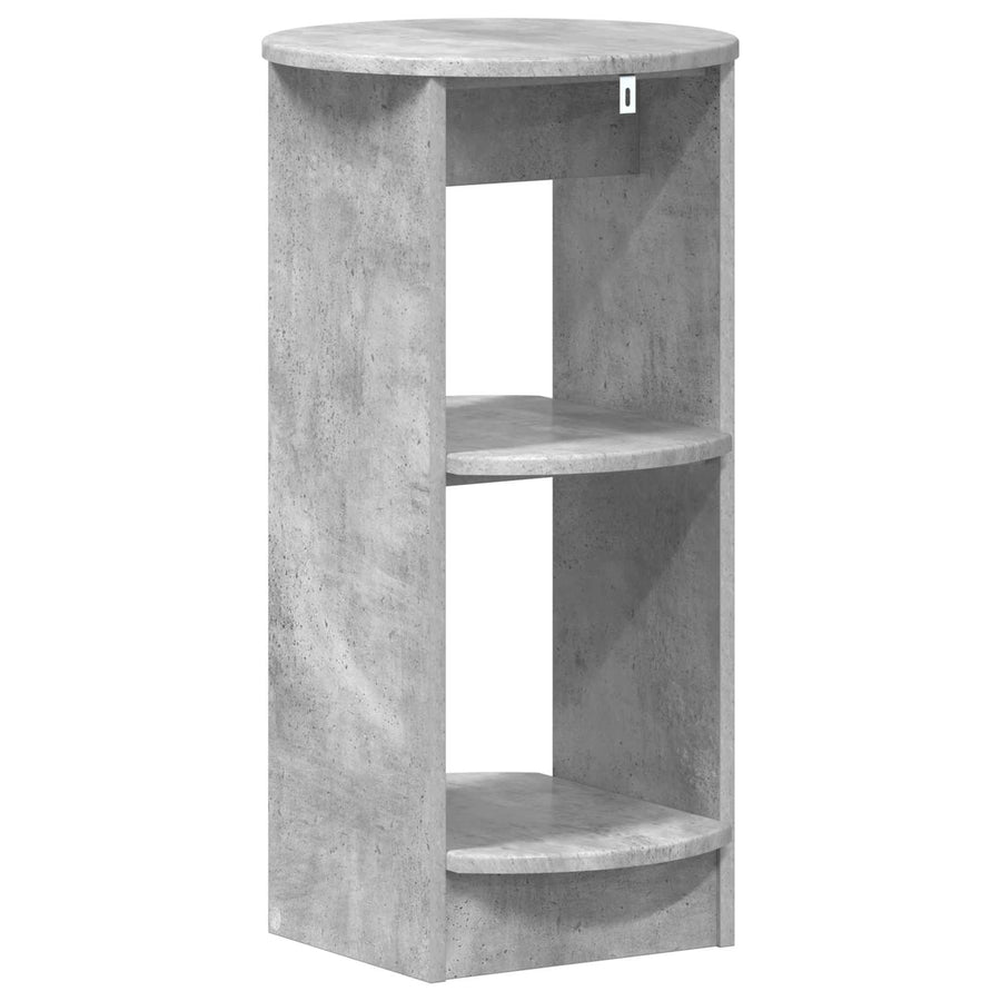 Bijzetkast Beton Grijs Geconstrueerd hout