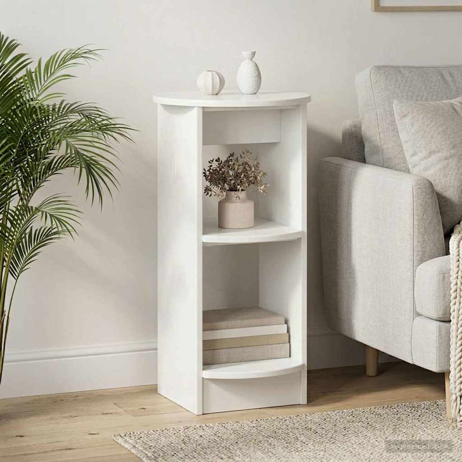 Bijzetkast Hoogglans Wit Geconstrueerd hout