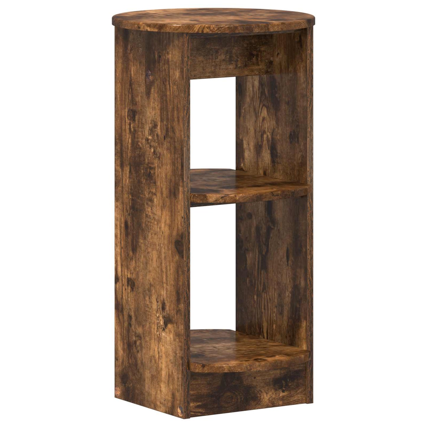 Bijzetkast Gerookte Eik 40 x 40 x 75 cm Geconstrueerd hout