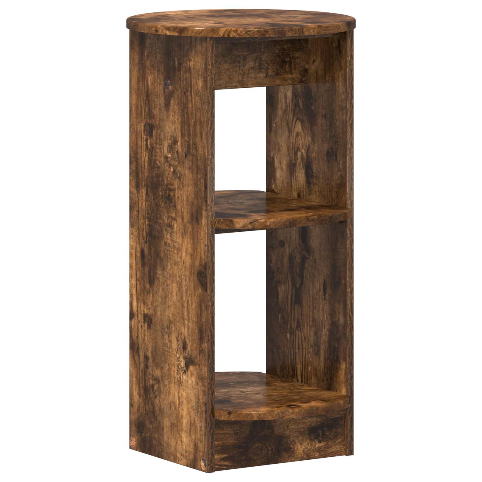 Bijzetkast Gerookte Eik 40 x 40 x 75 cm Geconstrueerd hout