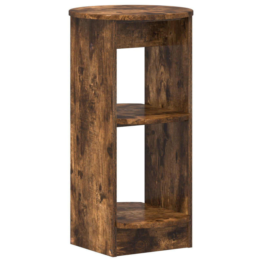 Bijzetkast Gerookte Eik 40 x 40 x 75 cm Geconstrueerd hout