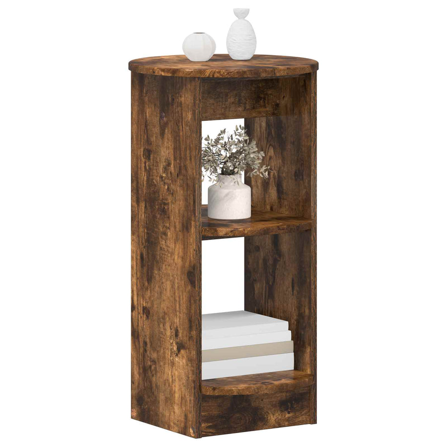 Bijzetkast Gerookte Eik 40 x 40 x 75 cm Geconstrueerd hout