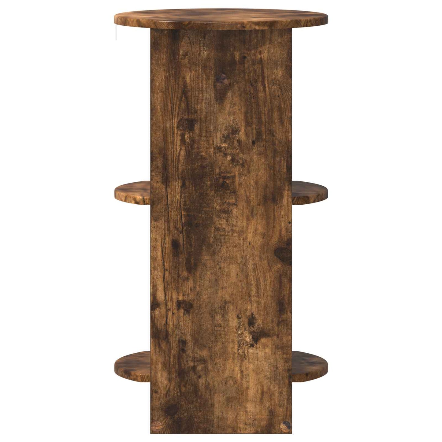 Bijzetkast Gerookte Eik 40 x 40 x 75 cm Geconstrueerd hout