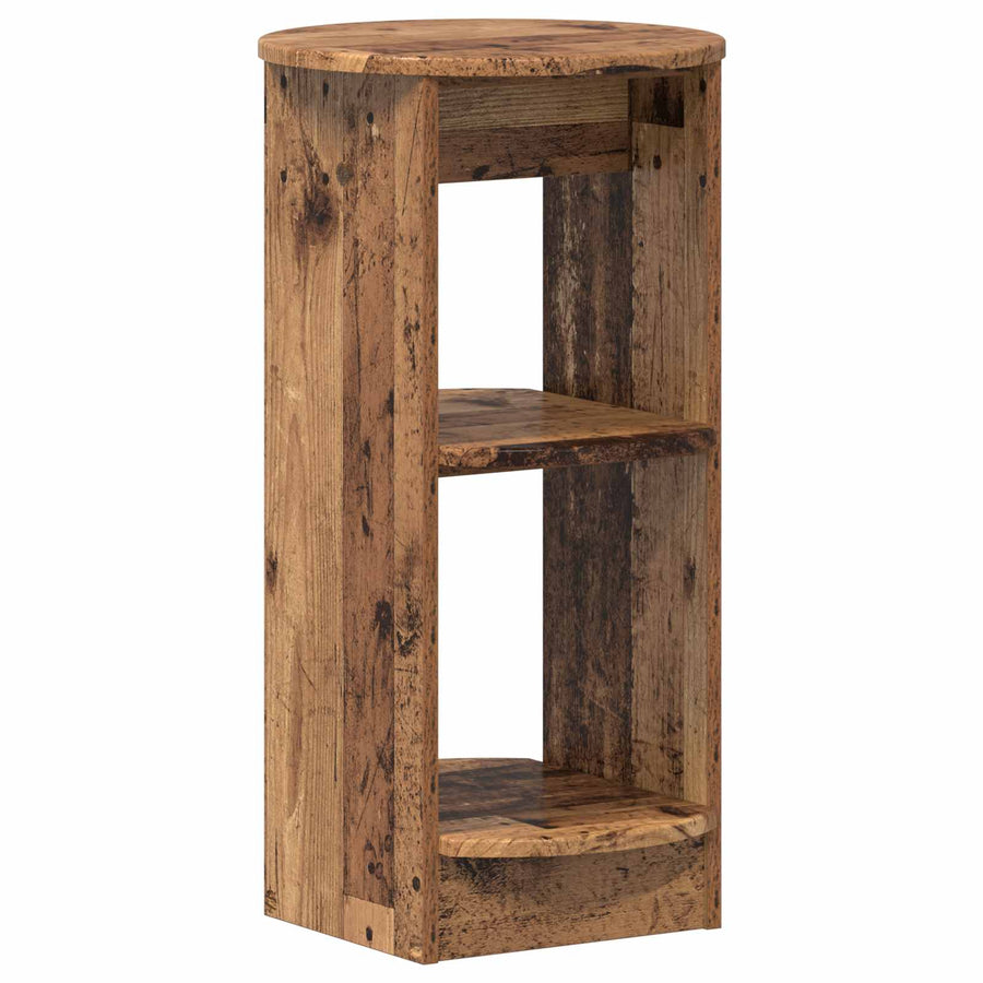 Bijzetkast Oudhout 40 x 40 x 75 cm Geconstrueerd hout