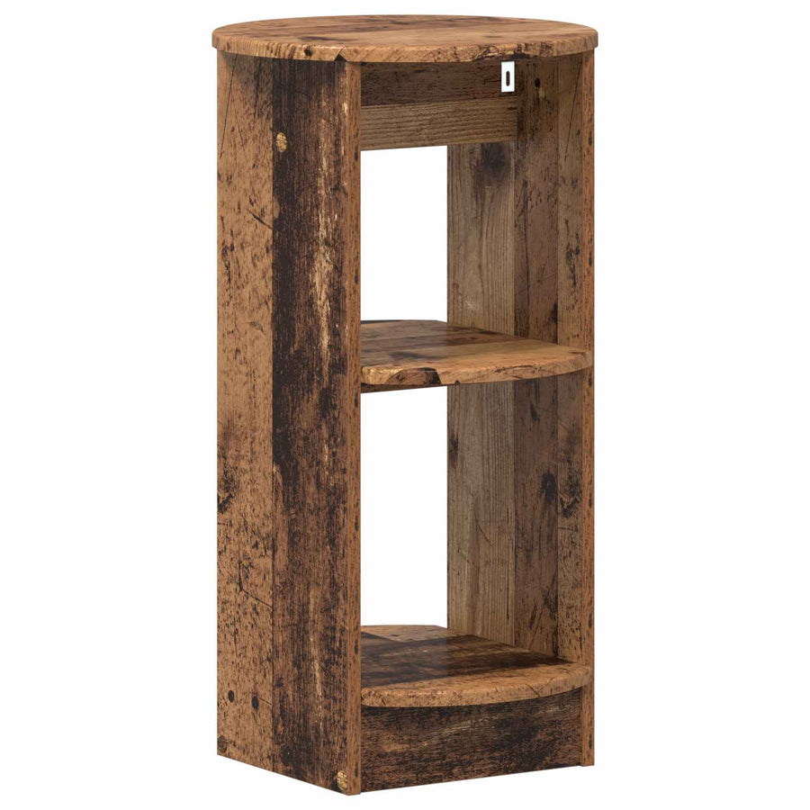 Bijzetkast Oudhout 40 x 40 x 75 cm Geconstrueerd hout