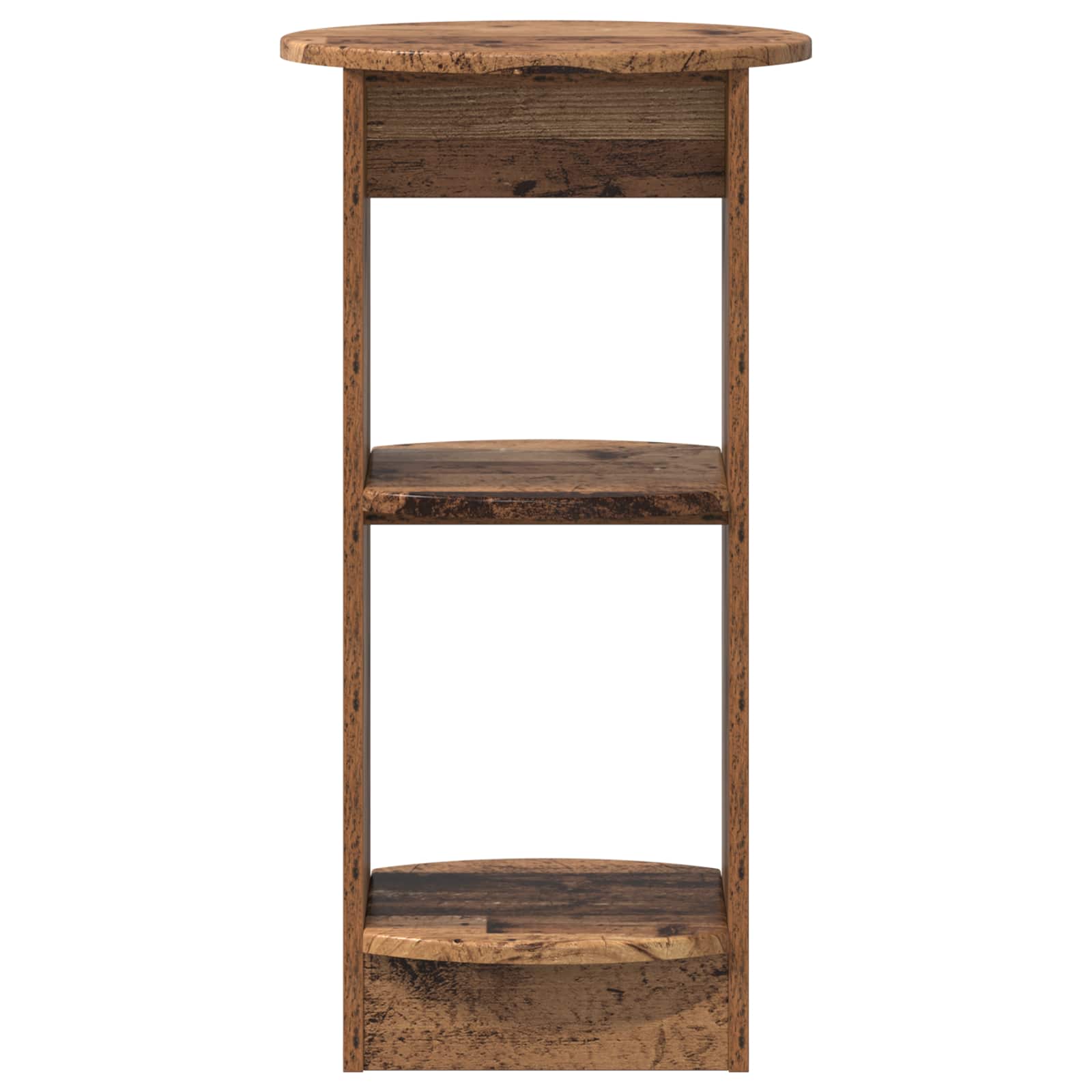Bijzetkast Oudhout 40 x 40 x 75 cm Geconstrueerd hout
