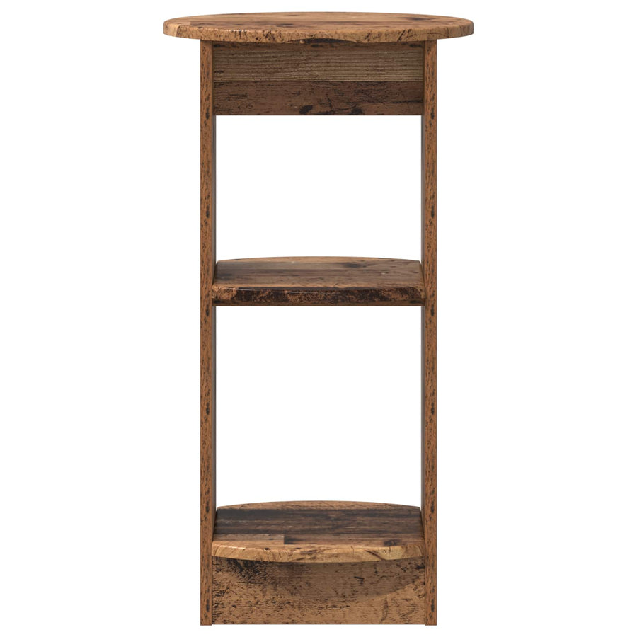 Bijzetkast Oudhout 40 x 40 x 75 cm Geconstrueerd hout