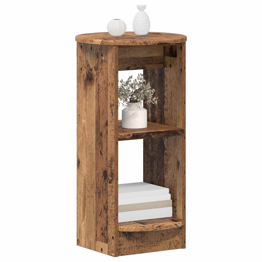 Bijzetkast Oudhout 40 x 40 x 75 cm Geconstrueerd hout