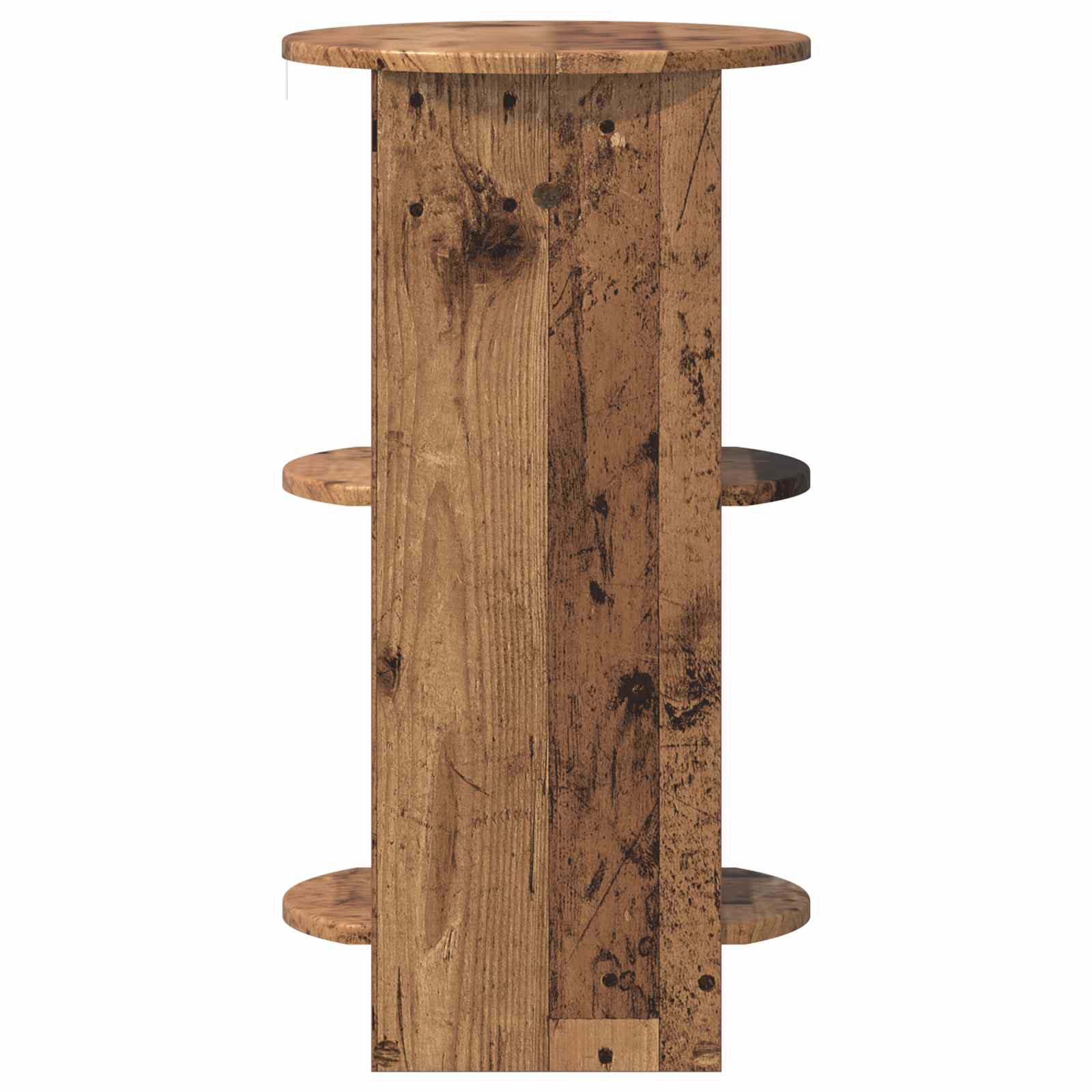 Bijzetkast Oudhout 40 x 40 x 75 cm Geconstrueerd hout