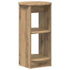 Bijzetkast 40x40x75 cm eiken geconstrueerd hout
