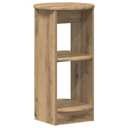 Bijzetkast 40x40x75 cm eiken geconstrueerd hout