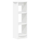 Bijzetkast 40x40x100 cm wit geconstrueerd hout