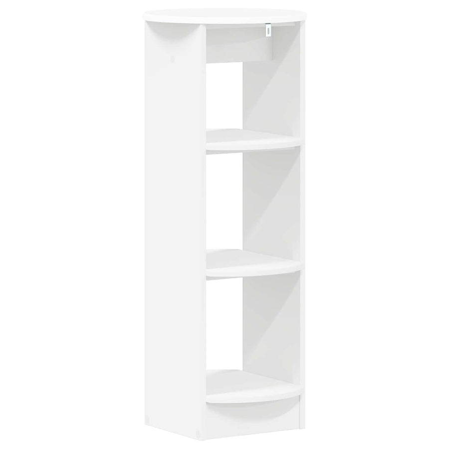 Bijzetkast Wit 40 x 40 x 100 cm Geconstrueerd hout