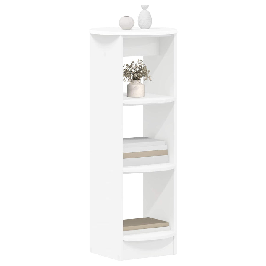 Bijzetkast Wit 40 x 40 x 100 cm Geconstrueerd hout