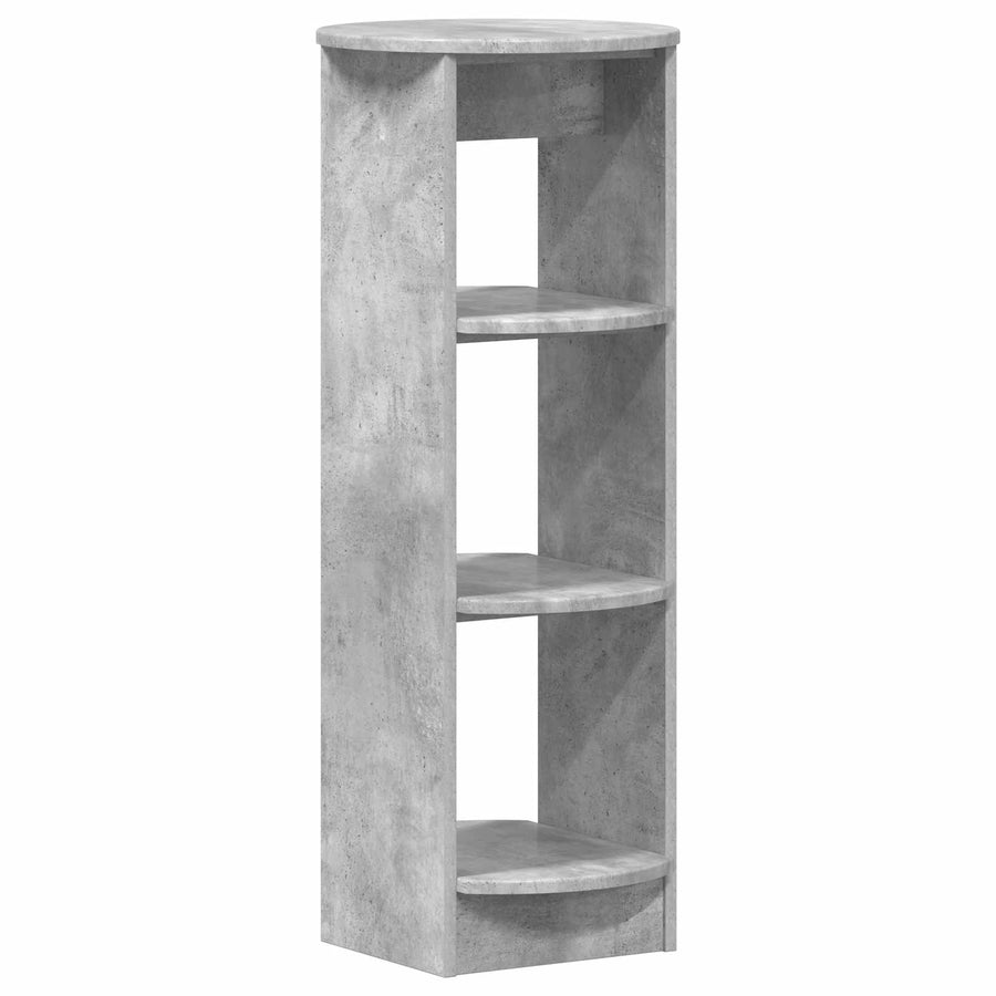 Bijzetkast Beton Grijs 40 x 40 x 100 cm Geconstrueerd hout