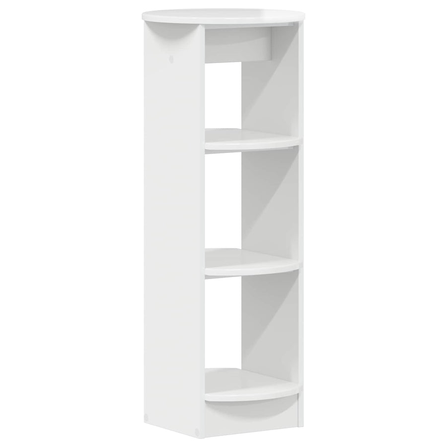 Bijzetkast Hoogglans Wit 40 x 40 x 100 cm Geconstrueerd hout