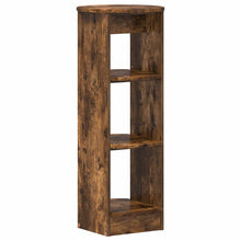 Bijzetkast Gerookte Eik 40 x 40 x 100 cm Geconstrueerd hout