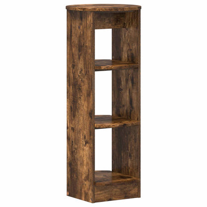 Bijzetkast Gerookte Eik 40 x 40 x 100 cm Geconstrueerd hout
