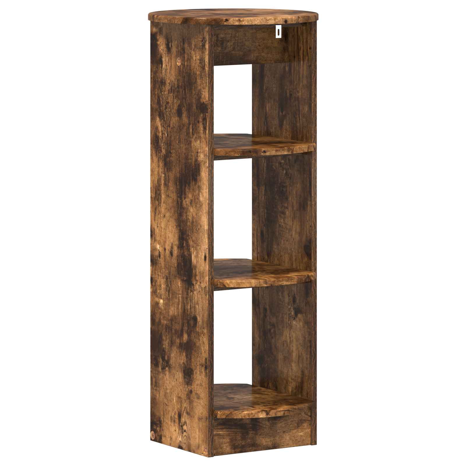 Bijzetkast Gerookte Eik 40 x 40 x 100 cm Geconstrueerd hout