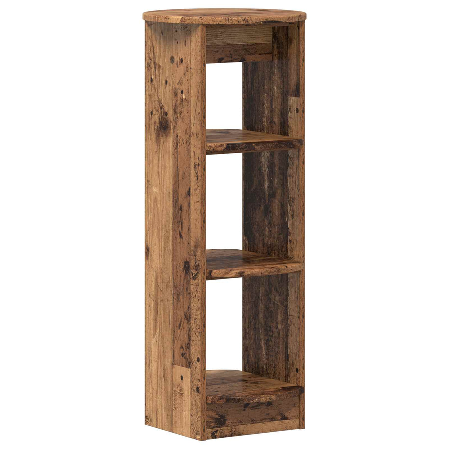 Bijzetkast Oudhout 40 x 40 x 100 cm Geconstrueerd hout