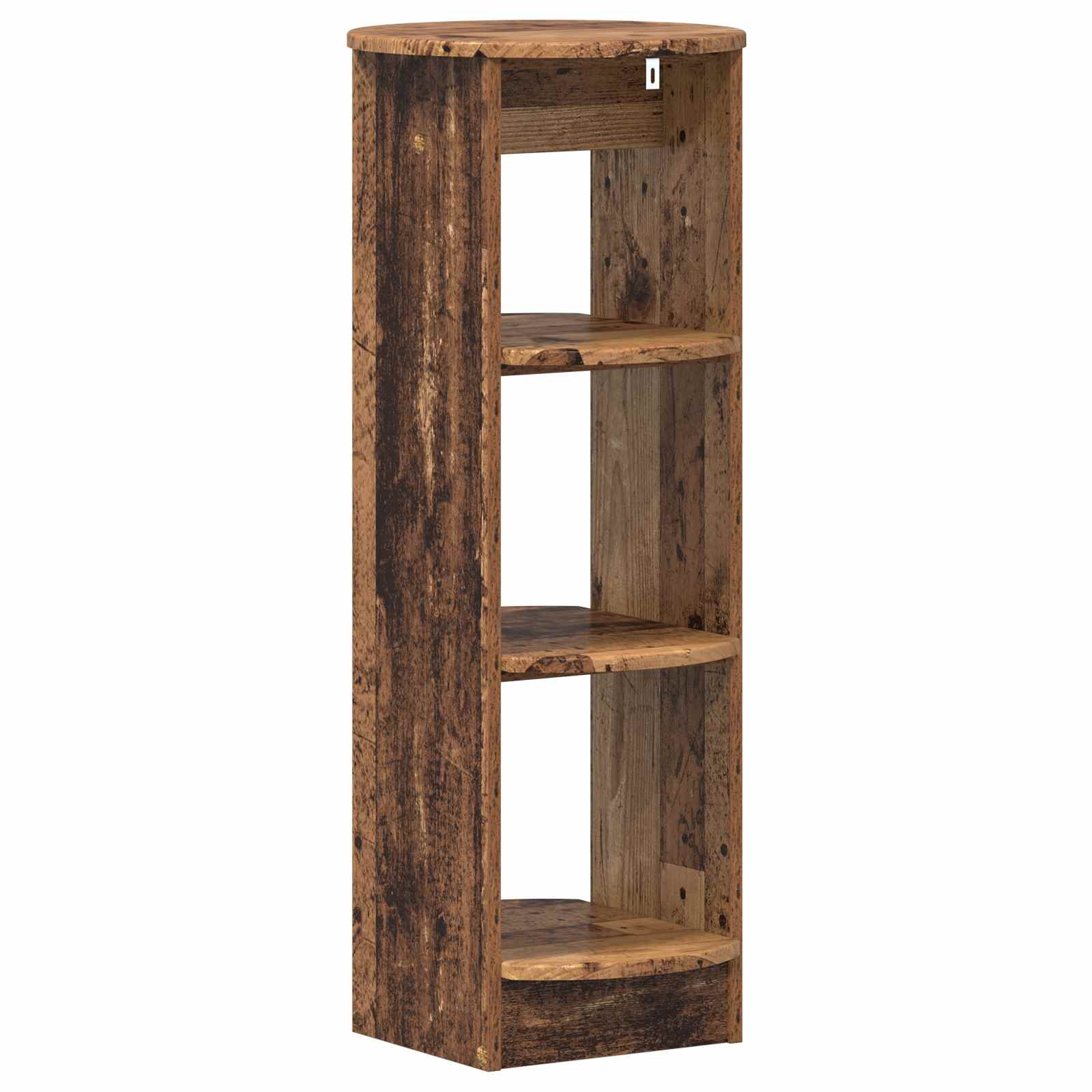 Bijzetkast Oudhout 40 x 40 x 100 cm Geconstrueerd hout