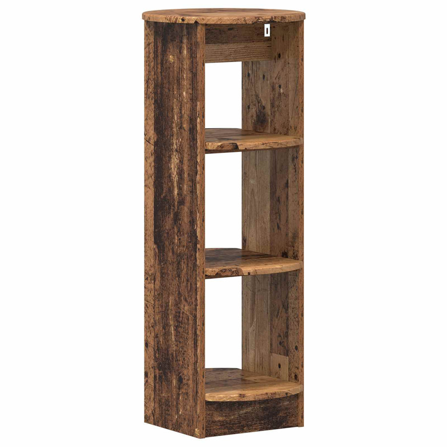 Bijzetkast Oudhout 40 x 40 x 100 cm Geconstrueerd hout