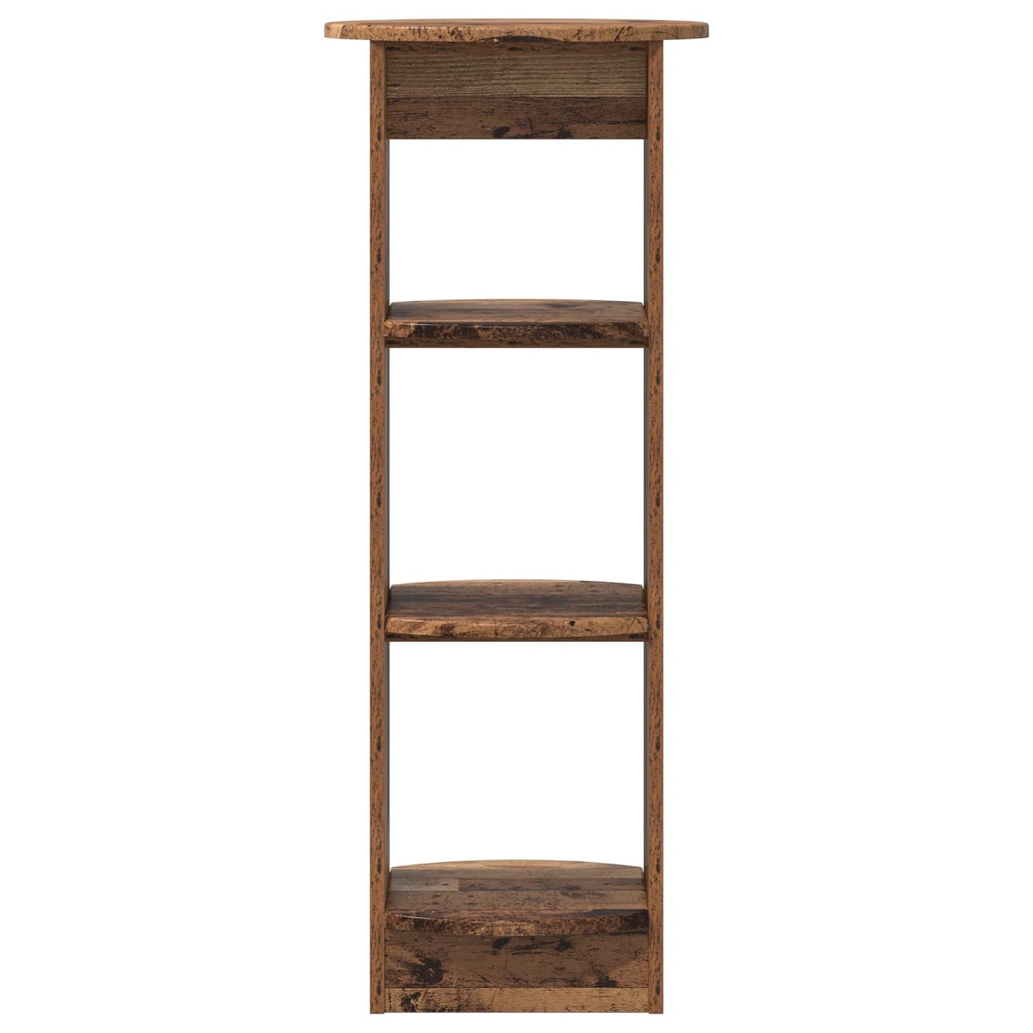 Bijzetkast Oudhout 40 x 40 x 100 cm Geconstrueerd hout