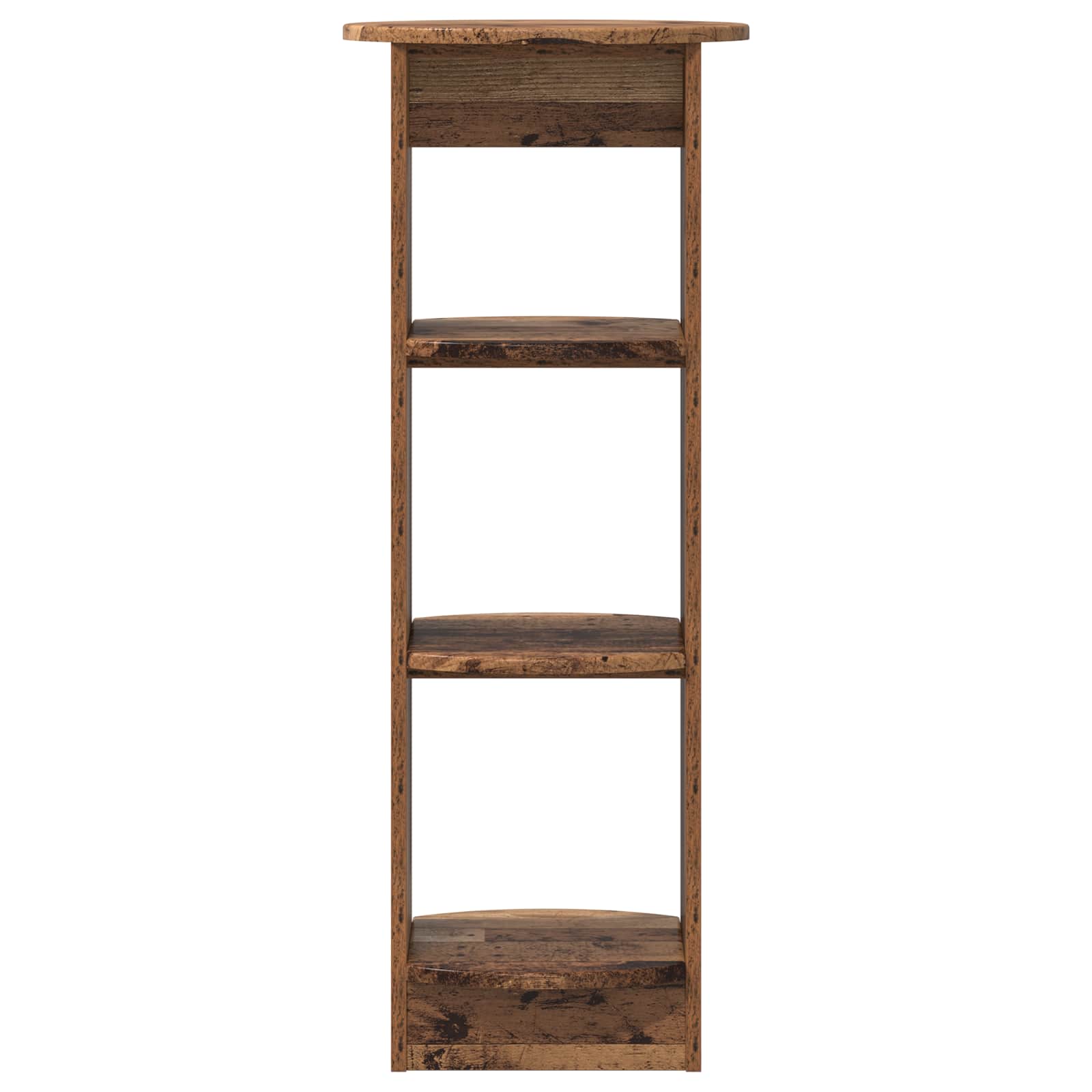 Bijzetkast Oudhout 40 x 40 x 100 cm Geconstrueerd hout