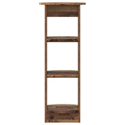Bijzetkast Oudhout 40 x 40 x 100 cm Geconstrueerd hout