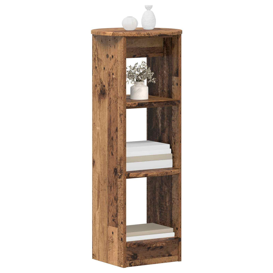 Bijzetkast Oudhout 40 x 40 x 100 cm Geconstrueerd hout