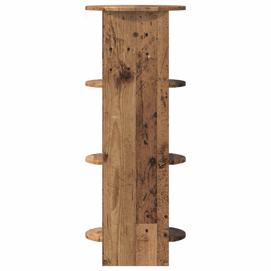 Bijzetkast Oudhout 40 x 40 x 100 cm Geconstrueerd hout