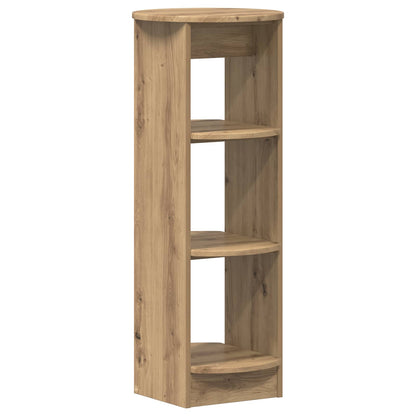 Bijzetkast Artisanaal eiken 40 x 40 x 100 cm Geconstrueerd hout