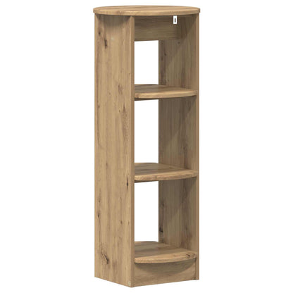 Bijzetkast Artisanaal eiken 40 x 40 x 100 cm Geconstrueerd hout
