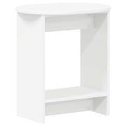 Bijzettafel 50x39,5x55 cm wit geconstrueerd hout