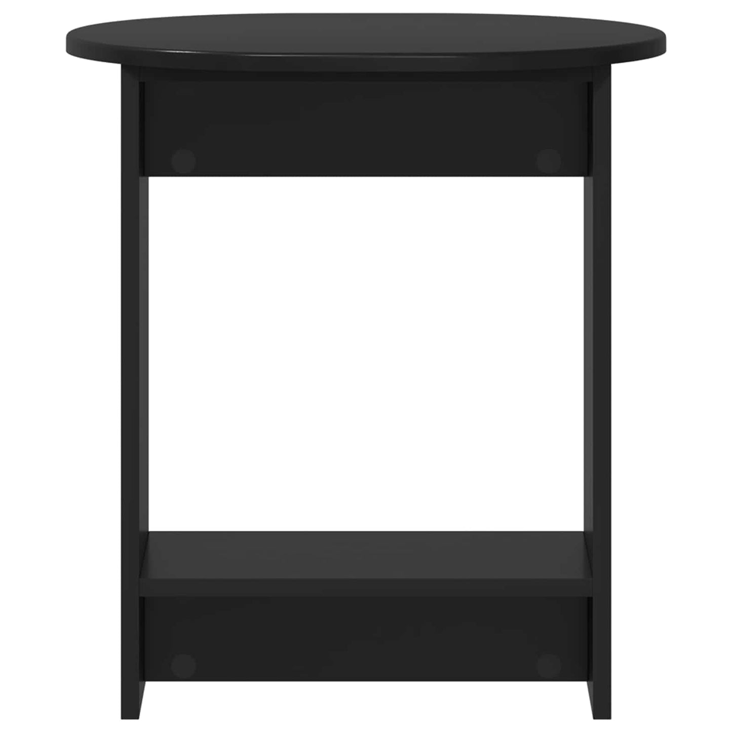 Bijzettafel Zwart 50 x 39,5 x 55 cm Geconstrueerd hout