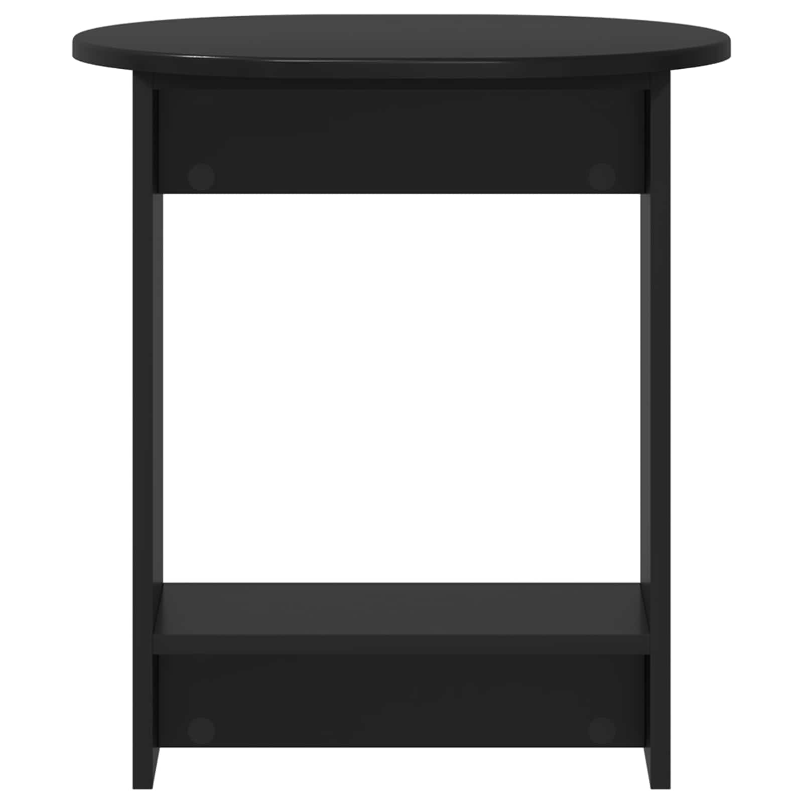 Bijzettafel Zwart 50 x 39,5 x 55 cm Geconstrueerd hout