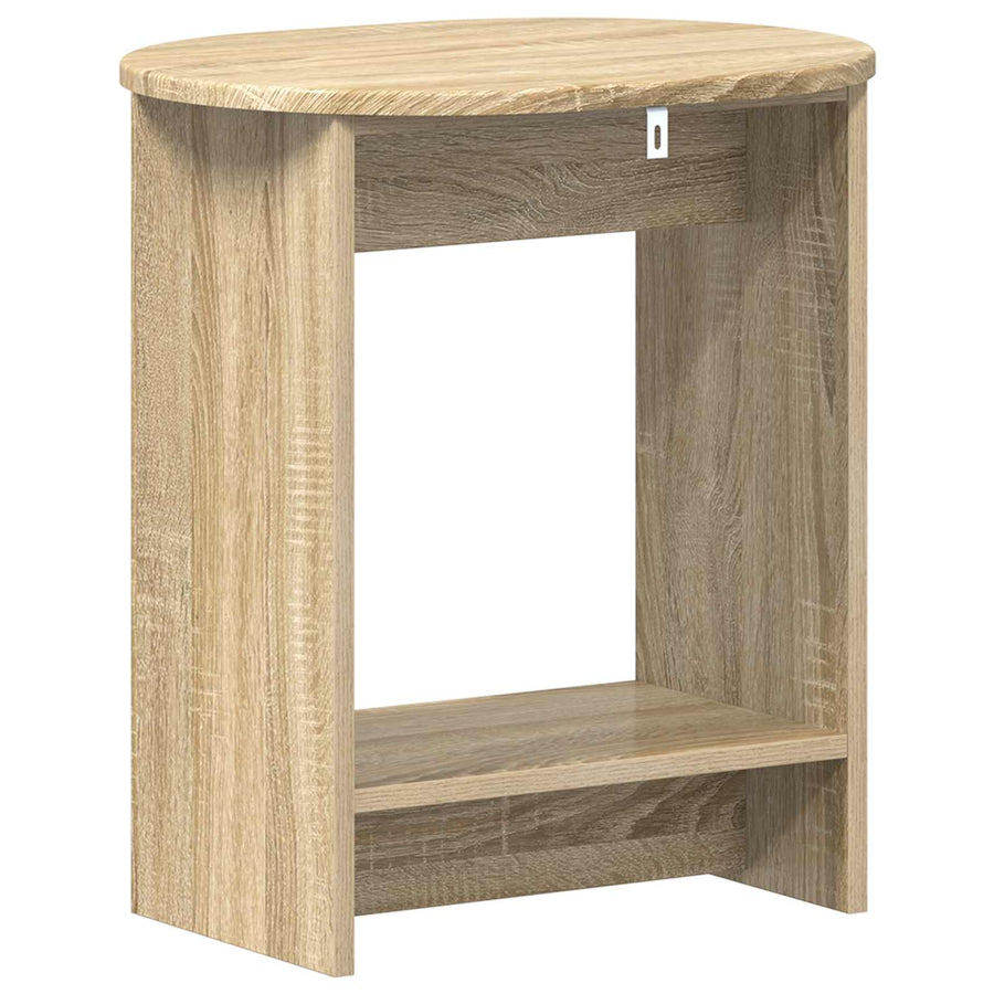 Bijzettafel Sonoma Eiken 50 x 39,5 x 55 cm Geconstrueerd hout