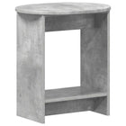 Side Table Concrete Grey 50 x 39.5 x 55 cm Engineered Wood