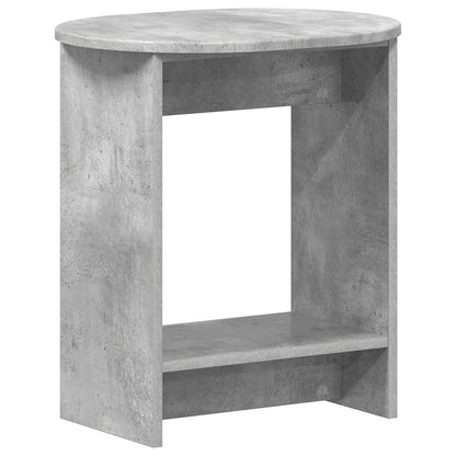 Bijzettafel Beton Grijs 50 x 39,5 x 55 cm Geconstrueerd hout