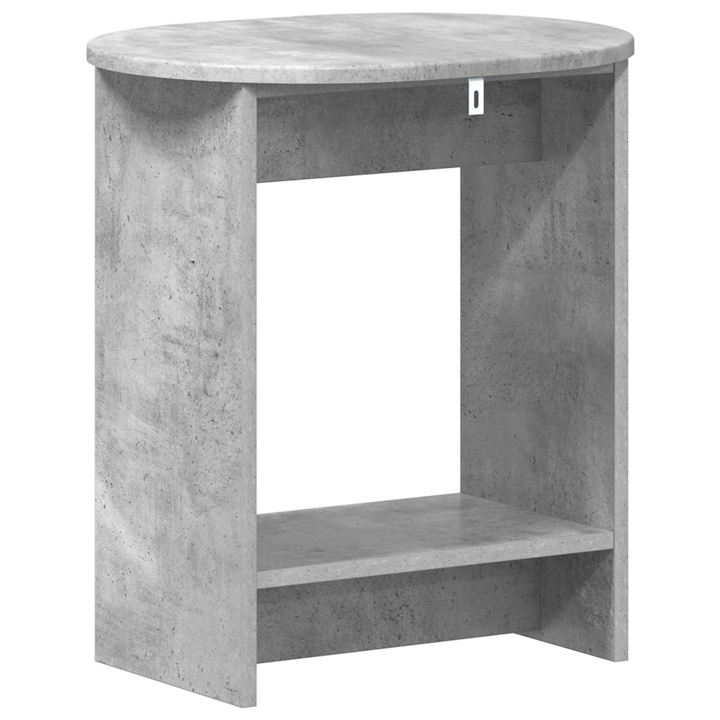 Bijzettafel Beton Grijs 50 x 39,5 x 55 cm Geconstrueerd hout
